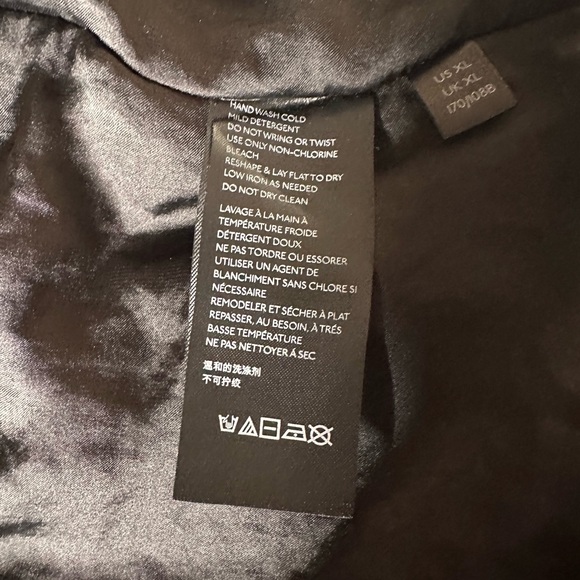 Free People Embroidered Dark Blue Jacket with Floral Accents - Picture 5 of 7